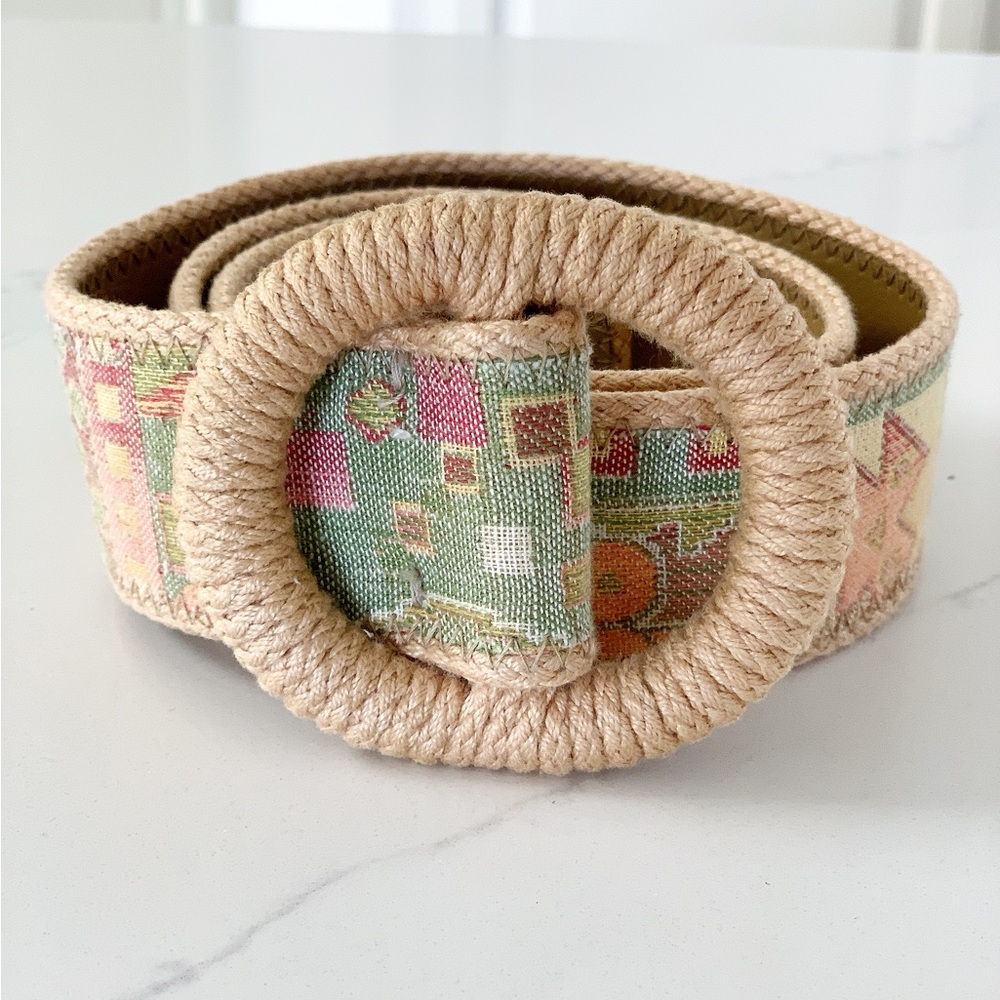 Stunning Jacquard Fabric Belt - Picture 2 of 11